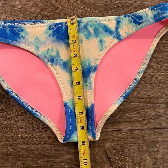 Triangl Blue Tie-Dye Bikini: Bibi-Mare size Large - Picture 7 of 7
